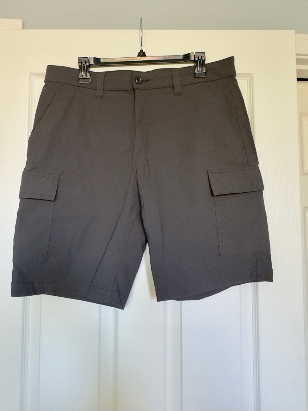 Eddie Bauer Men’s Travex Cargo Shorts-Charcoal